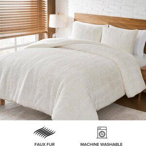 UGG 13712 Alondra King Comforter Set Soft Cozy Bedding Faux Fur